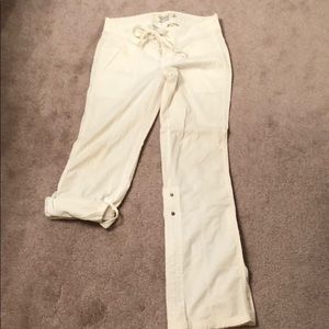 Hollister white pants